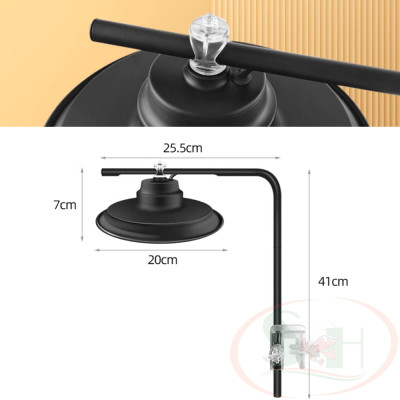 Đèn led KaoKui WRGB UFO KK50 Pro dĩa kẹp bể thủy sinh cá tép tiểu cảnh bán cạn