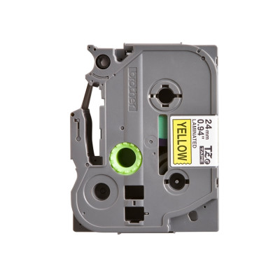 Nhãn in Brother TZe-651 chữ đen trên nền vàng (24mm) - Hàng chính hãng