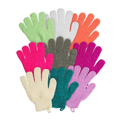 Bao tay tắm găng tay matxa tắm tẩy tế bào chết, tẩy da chết bông tắm giúp kỳ sạch bẩn trên da (nhiều màu) (Xả Rẻ Lấy 5*)