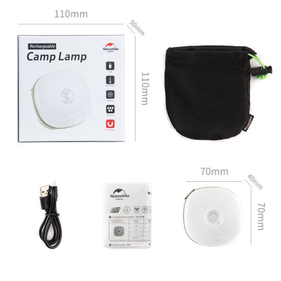 Đèn treo lều NH16D300-C sạc USB