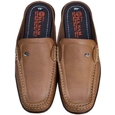 Dép bít mũi nam da bò thật HÀ NAM cao cấp GSB2058