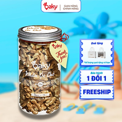 Nhân Óc Chó Vàng Oaky 350g (Size Lớn) – Hạt Nhập Khẩu Mỹ, Giàu Omega-3, Tốt Cho Tim Mạch