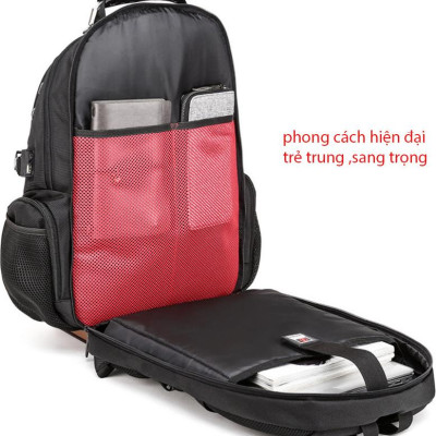 Ba lô du lịch thể thao nam công suất lớn phong cách châu âu hiện đại đã tích hợp công nghệ 4.0