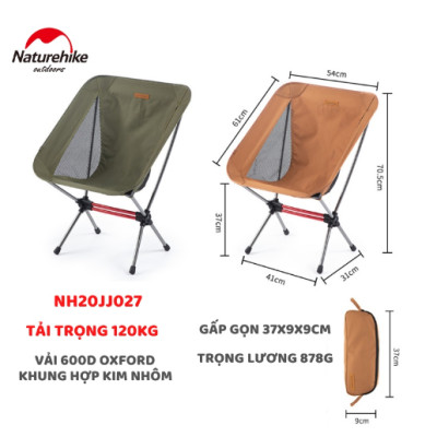 Ghế dã ngoại gấp gọn YL08 NatureHike NH20JJ027