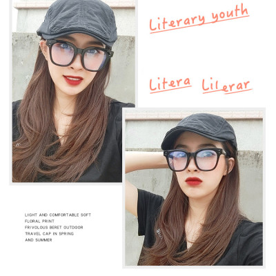 Mũ Lưỡi Trai Nam Phong Cách, Mũ Mỏ Vịt Phong Cách Hàn Quốc Phù Hợp Với Mọi Lứa Tuổi, Mũ Beret Chất Liệu Vải Kaki Cao Cấp Có Thể Điều Chỉnh Size