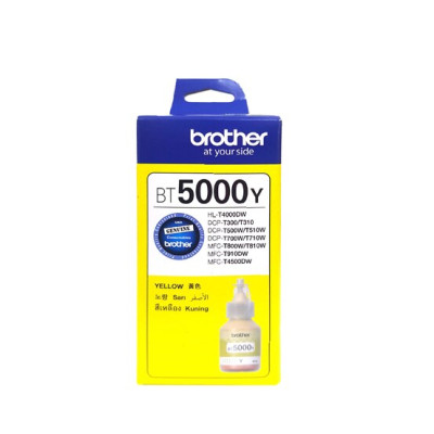 Brother BT5000Y Ink Cho DCP-T300/T700W/MFC-T800W (Vàng) - Hàng Chính Hãng