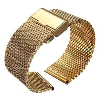 (TẶNG CHỐT VÀ DỤNG CỤ THAY DÂY) Dây đồng hồ kiểu lưới(dây mesh) thép không gỉ size 18mm 20mm 22mm ảnh thật 100%