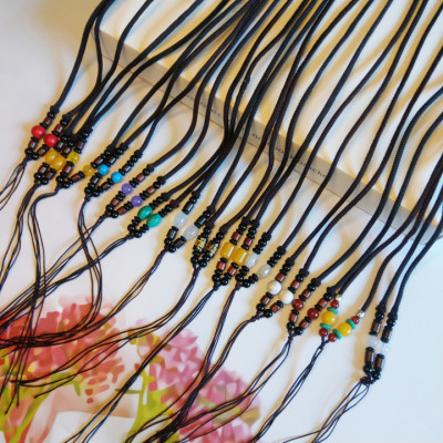 Combo 5 dây chuyền đeo cổ vải dù ( giao màu ngẫu nhiên) -  T027