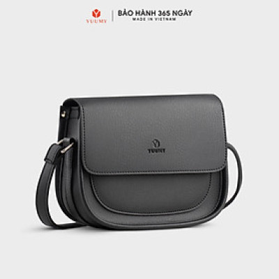 Túi Yuumy ( Thời trang nữ phối nắp gập size 21 - Túi đeo chéo da Bergen YN273 )