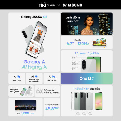 Điện Thoại Samsung Galaxy A56 5G - Hàng Chính Hãng
