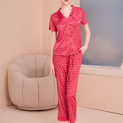 Bộ Đồ Satin Dài Nữ Vincy Thoáng Mát BSD060S31