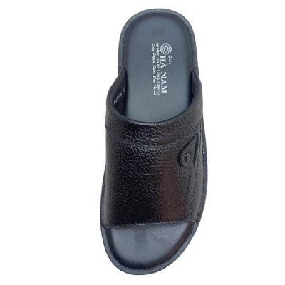 Dép Nam Quai Ngang HÀ NAM Da Bò Thật Cao Cấp DN220