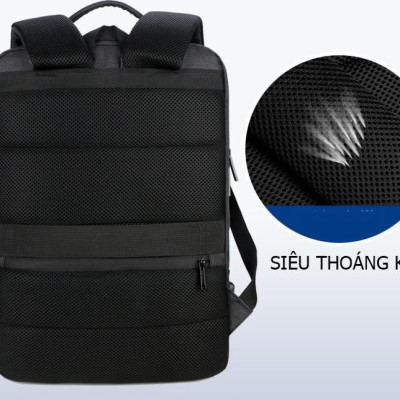 Ba lô thông minh đa năng siêu cao cấp nam sạc USB tiện dụng chứa máy tính 14 đến 17 inh