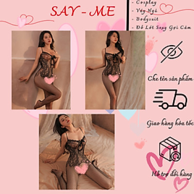 Bộ Bodysuit Lưới Toàn Thân Xẻ Đáy Táo Bạo, Tôn Dáng Tối Đa Và Khơi Gợi Sự Quyến Rũ Tự Nhiên C021