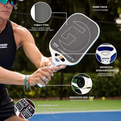 ￼VỢT GAMMA PICKLEBALL RCF AIRBENDER 16