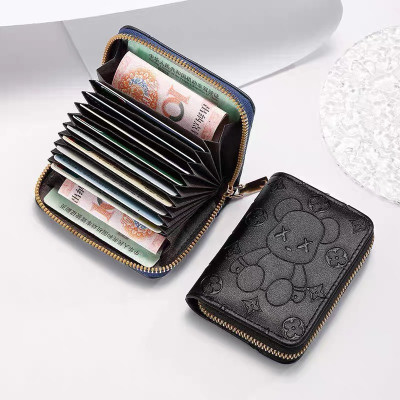 Ví Mini  Ngắn Đựng Tiền , Thẻ  Bỏ Túi Dễ Thương, Ví Ngắn Nam Nữ Gồm Nhiều  Ngăn Cầm Tay Thời Trang Hàn Quốc Cao