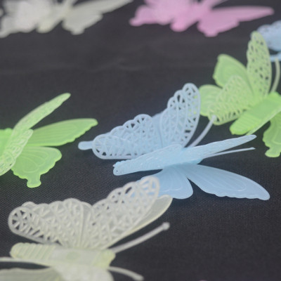 Bộ 10 con bướm dán tường phát sáng trang trí phòng M17