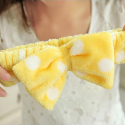 Băng Đô Nơ Rửa Mặt Nhung Mềm Mịn, Tuban Cài Tóc