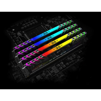 Bộ nhớ RAM PC Silicon Power DDR4 8GB/ 16GB 3600MHz có Tản nhiệt LED RGB - Hàng Chính Hãng