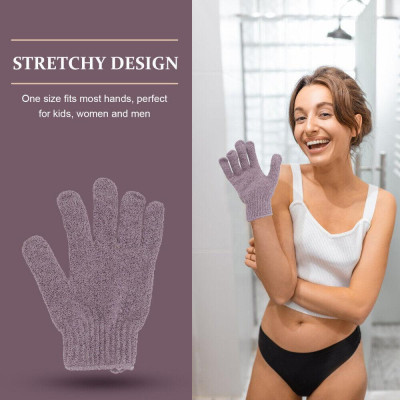 Găng tay bao tay matxa tắm tẩy tế bào chết, bao tay tắm tạo bọt dùng với xà bông rất sạch da (được chọn màu)