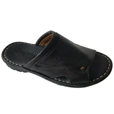 Dép Da Nam BIGGBEN May Đế Da Bò Thật DN39