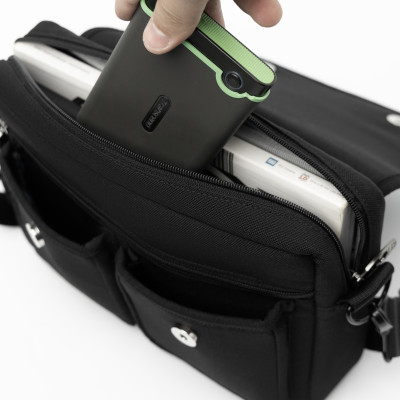 Túi đeo chéo nam nữ Thương hiệu NATOLI nhiều ngăn đi chơi đi học cao cấp BST Energetic CrossBag T12