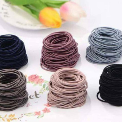 Set Thun ( Dây ) Buộc Tóc 100 Cái