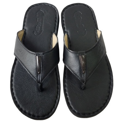 Dép Xỏ Ngón Nam Da Bò Thật BIGGBEN Cao Cấp DK99