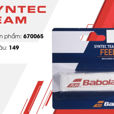 ￼Babolat Syntec Pro - quấn cốt trắng/đen (670051)