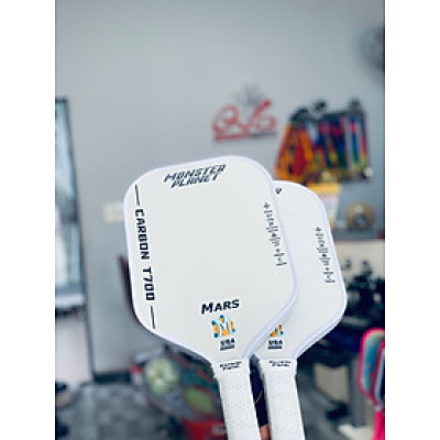 ￼Vợt Pickleball Mars Chuyên Nghiệp USAPA Approved. Raw Carbon T-700 Nhám, Hỗ Trợ Xoáy và Kiểm soát bóng Spor