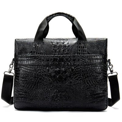 Túi xách nam DA BÒ THẬT họa tiết cá sấu – BEE GEE CCS5549