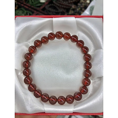 Vòng đeo tay, lắc tay phong thủy đá garnet ngọc hồng lựu