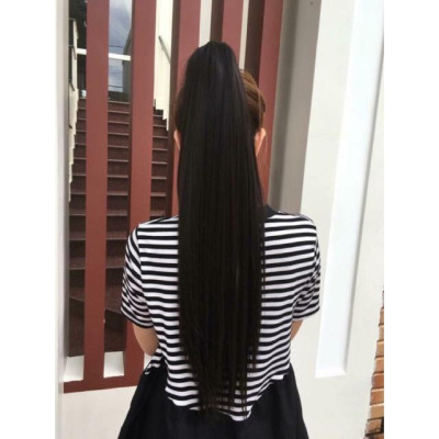  Tóc giả ngoặm thẳng cao cấp chịu nhiệt- hình thật