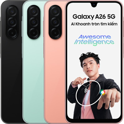 Điện thoại Samsung Galaxy A26 5G (8GB/128GB) - Hàng chính hãng
