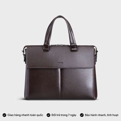 Cặp công sở Trita ( Thời trang nam phối ngăn - Cặp da TCA20 )