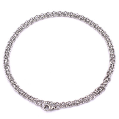 Dây Chuyền Inox Size 2MM, 3MM Bền Đẹp, Chắc Chắn