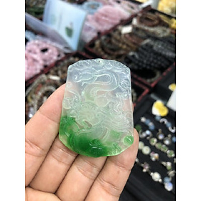 Mặt dây chuyền Rồng phong thủy đá ngọc cẩm thạch