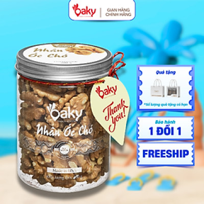 Nhân Óc Chó Vàng Oaky 200g (Size Nhỏ) – Hạt Dinh Dưỡng Mỹ, Giàu Omega-3, Tốt Cho Tim Mạch