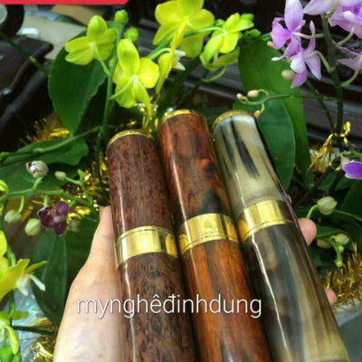 Ống đựng  sì gà bằng sừng  phong cách lịch mãn đẳng cấp 