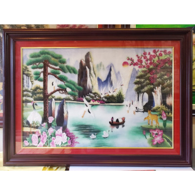 TRANH ĐÁ TỰ NHIÊN - PHONG CẢNH NON NƯỚC HỮU TÌNH