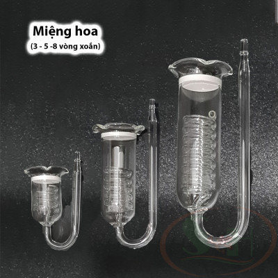 Đầu sủi co2 mịn thủy tinh OEM hòa tan trộn co2 diffuser nhuyễn bể thủy sinh cá tép cảnh