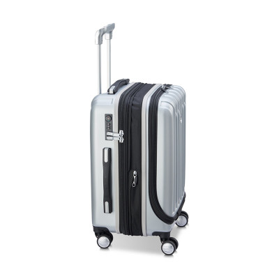 Vali kéo Titanium DELSEY - PHÁP: Được làm từ vật liệu polycarbonate nhẹ và bền, vẻ ngoài tinh tế với lớp sơn mờ để hạn chế tối đa trầy xước Khóa số TSA an toàn tiêu chuẩn Hoa Kỳ Nội thất tổ chức phong phú, đa năng