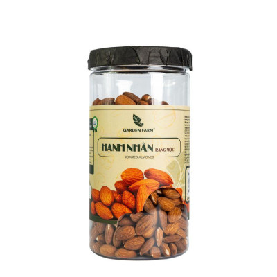 Hạt hạnh nhân GARDEN FARM hũ 500g