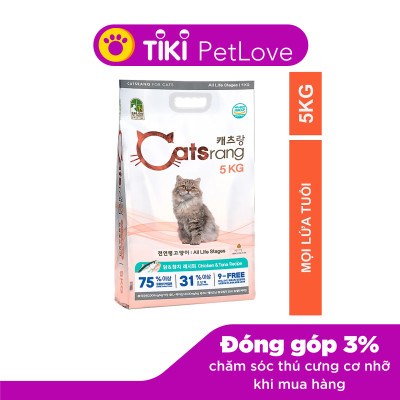[ 5 KG ] - Thức ăn hạt cho mèo mọi lứa tuổi Catsrang Hàn Quốc