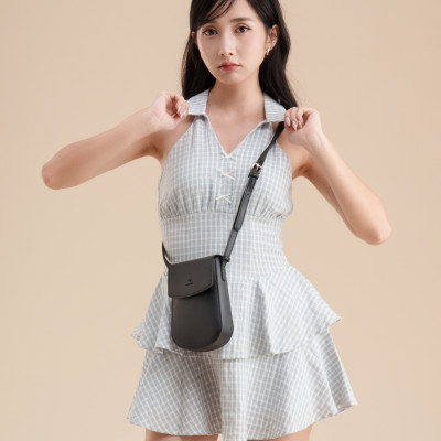 Túi Yuumy ( Thời trang nữ mini dáng đứng nắp gập thanh lịch - Túi đeo chéo da Seasand YN258 )