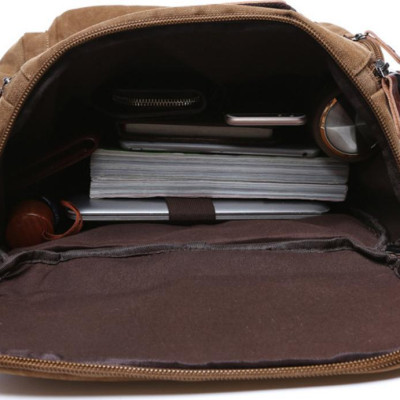 Balo Nam Thời Trang Du Lịch Cỡ Lớn Vải Bố Canvas Bền Chắc Phong Cách mới Dành Cho Đi Học, Dã Ngoại, Đi Phượt, Đựng Laptop (14-17")