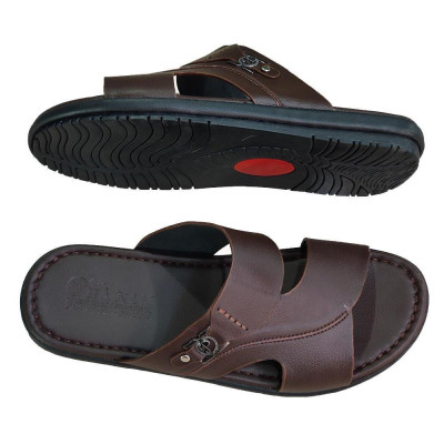 Dép Nam Quai Ngang HÀ NAM Da Bò Thật Cao Cấp DNA2221