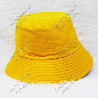 Nón tai bèo thêu 2 mặt thêu hình 3 lá độc đáo thời trang, cá tính phù hợp cho cả nam và nữ