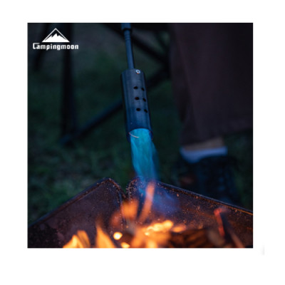 Đèn khò cán dẫn khí dài mạ Titanium đen Campingmoon BKMT-3955