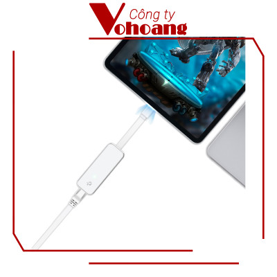 Bộ Chuyển Đổi Mạng USB Type-C Sang Ethernet TP-Link UE300C Tốc Độ 100/1000 Mbps - Hàng Chính Hãng